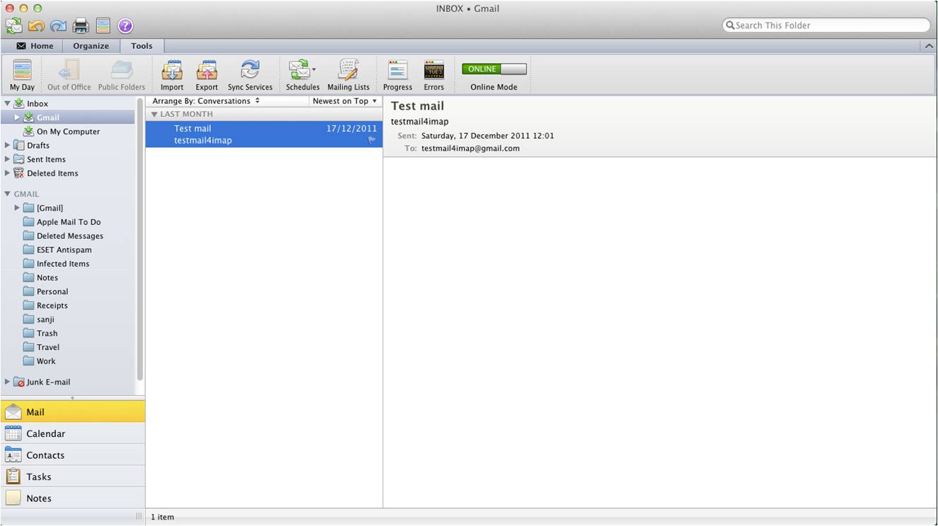 import mac mail folders into outlook 2011 for pc